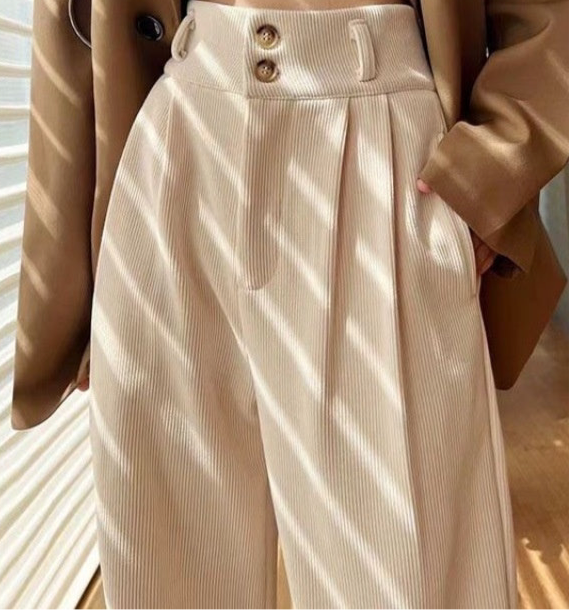 Women’s Chenille Fleece Wide-leg Pants