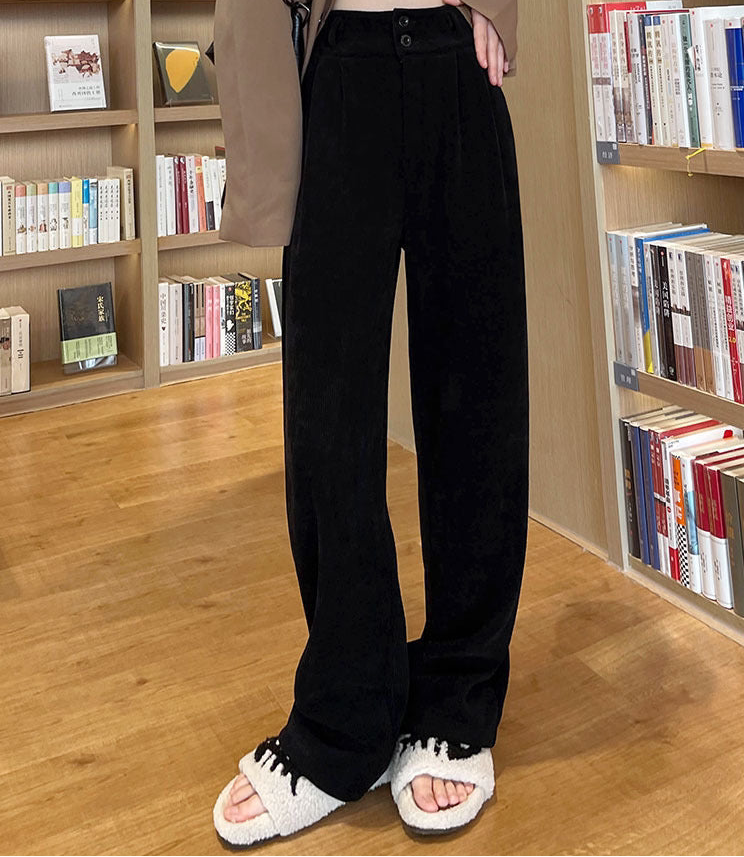 Women’s Chenille Fleece Wide-leg Pants