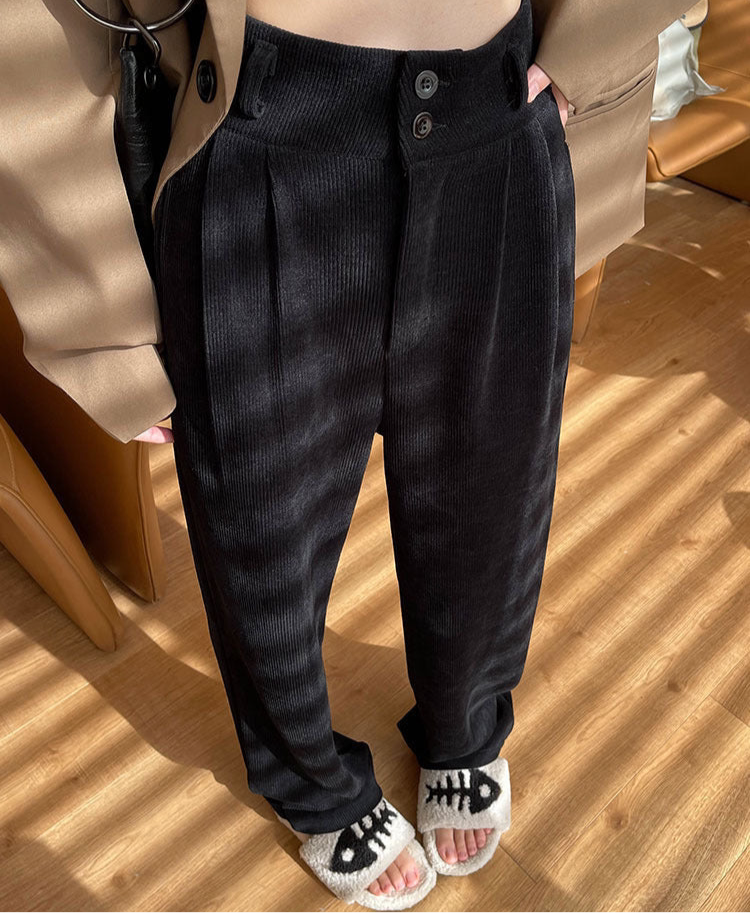 Women’s Chenille Fleece Wide-leg Pants