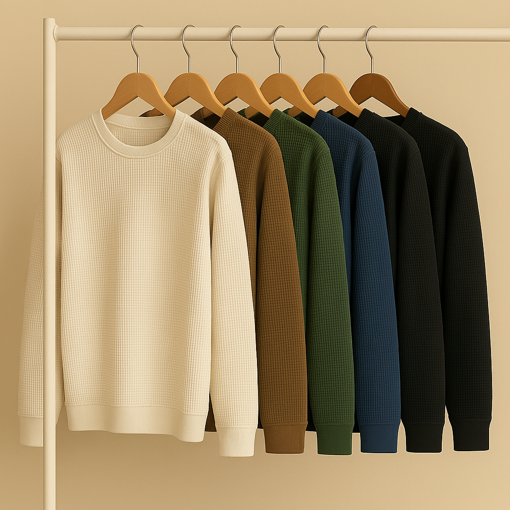 Men's Waffle Sweater