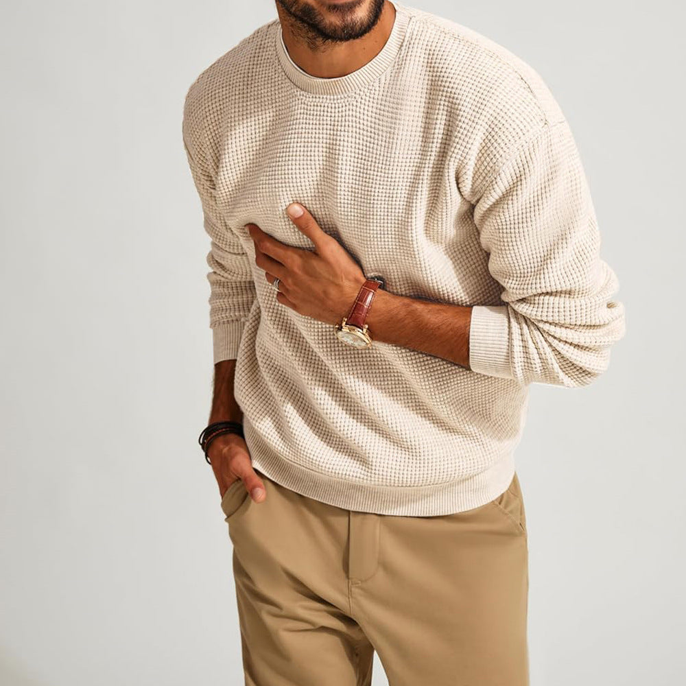 Men's Waffle Sweater